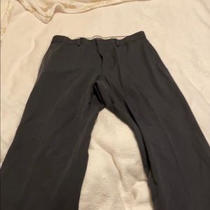 Blackish grey slacks